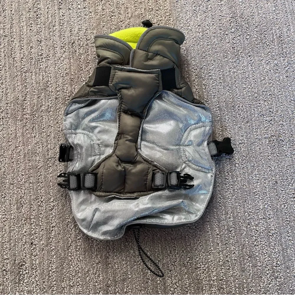 Arcadia Trail Forest Green Dog Puffer Jacket Small Winter Pet Coat